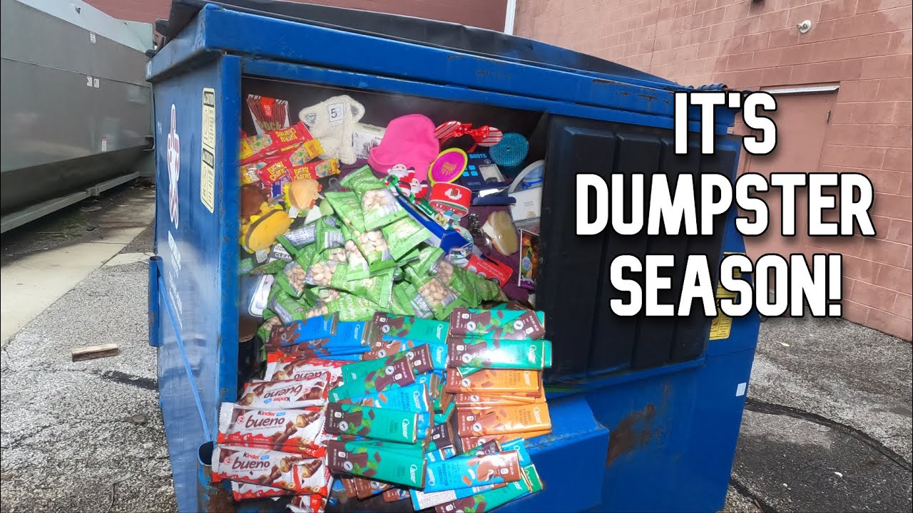 Dumpster Diving- Hundreds of Chocolate Bars, Pistachios, Cases of Candy Canes + The Critter Cam