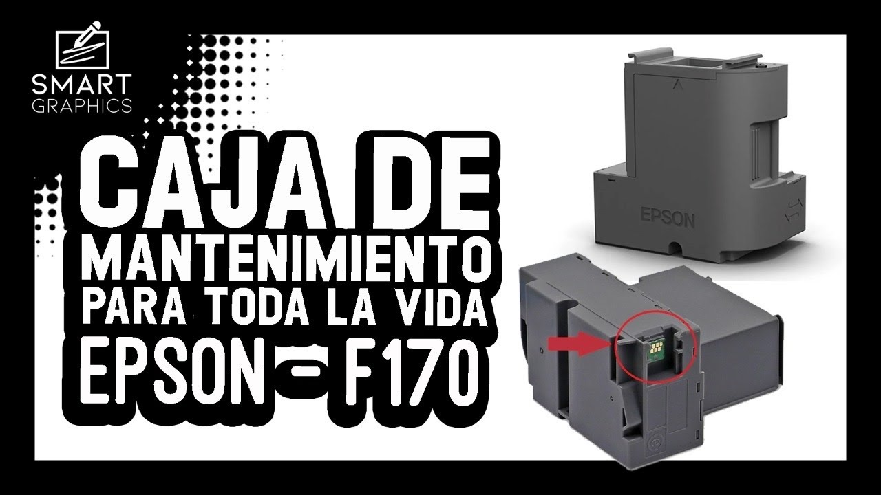 Cómo reemplazar el chip del tanque de mantenimiento de la impresora de sublimación Epson F-170