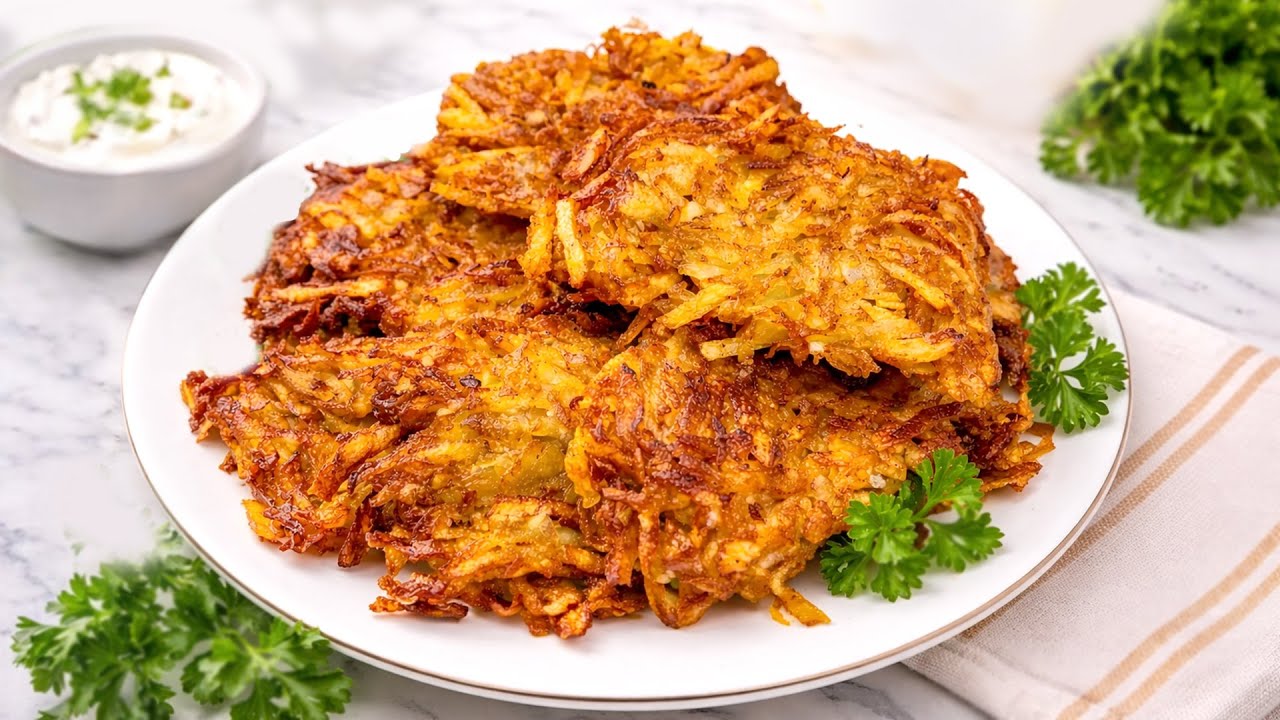 Just a Few Ingredients! Crispy Hash Browns at Home 🍟