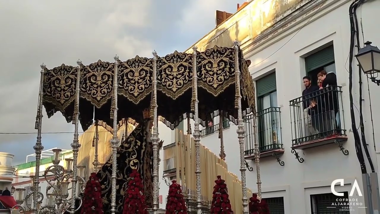 SALIDA HDAD DE LA SOLEDAD || SANLUCAR LA MAYOR 2024 || BM LAS ANGUSTIAS || EN SOLEDAD (CARLOS LLANO)