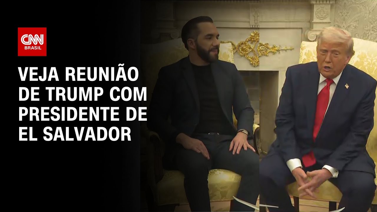 Veja reunião de Trump com presidente de El Salvador | BASTIDORES CNN