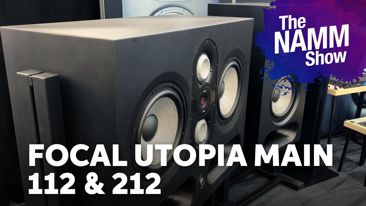 NAMM 2025: Focal Utopia Main 112 & 212 Active Monitoring Speakers