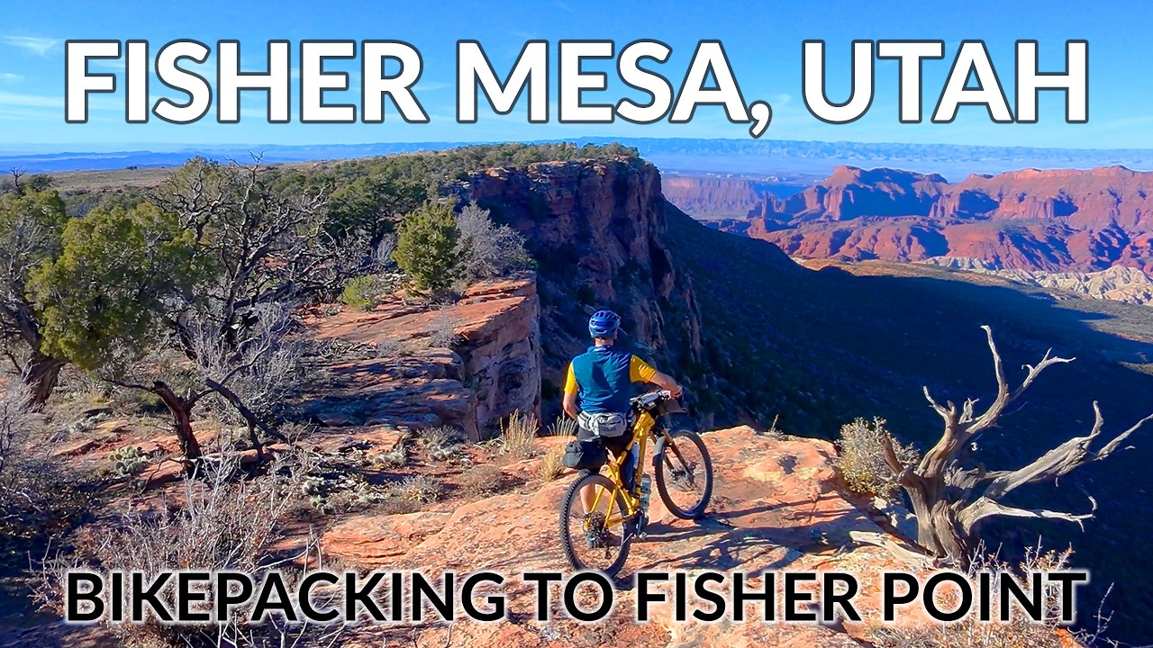 Bikepacking Fisher Mesa on a Halloween Eve Ride, Overnight at Fisher Pt | Utah Mountain Bike Guide