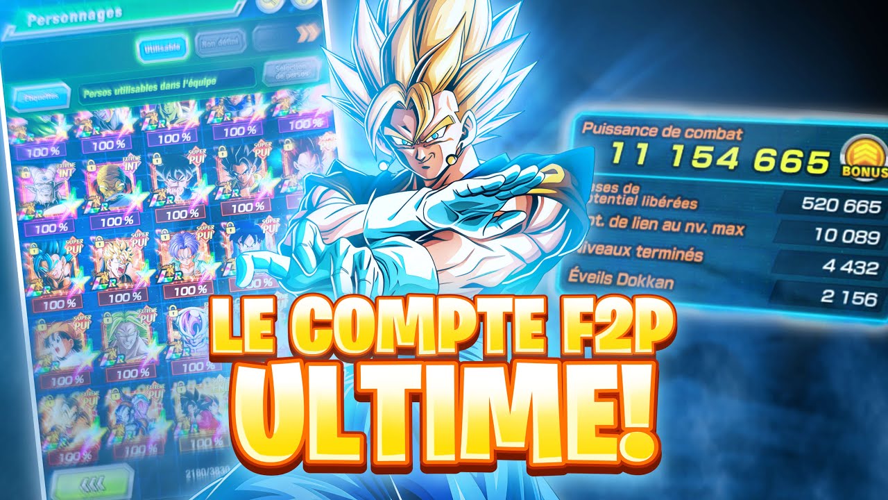 LE PLUS BEAU COMPTE FREE TO PLAY DU MONDE ?? SHOWCASE DE MA BOX DOKKAN BATTLE !