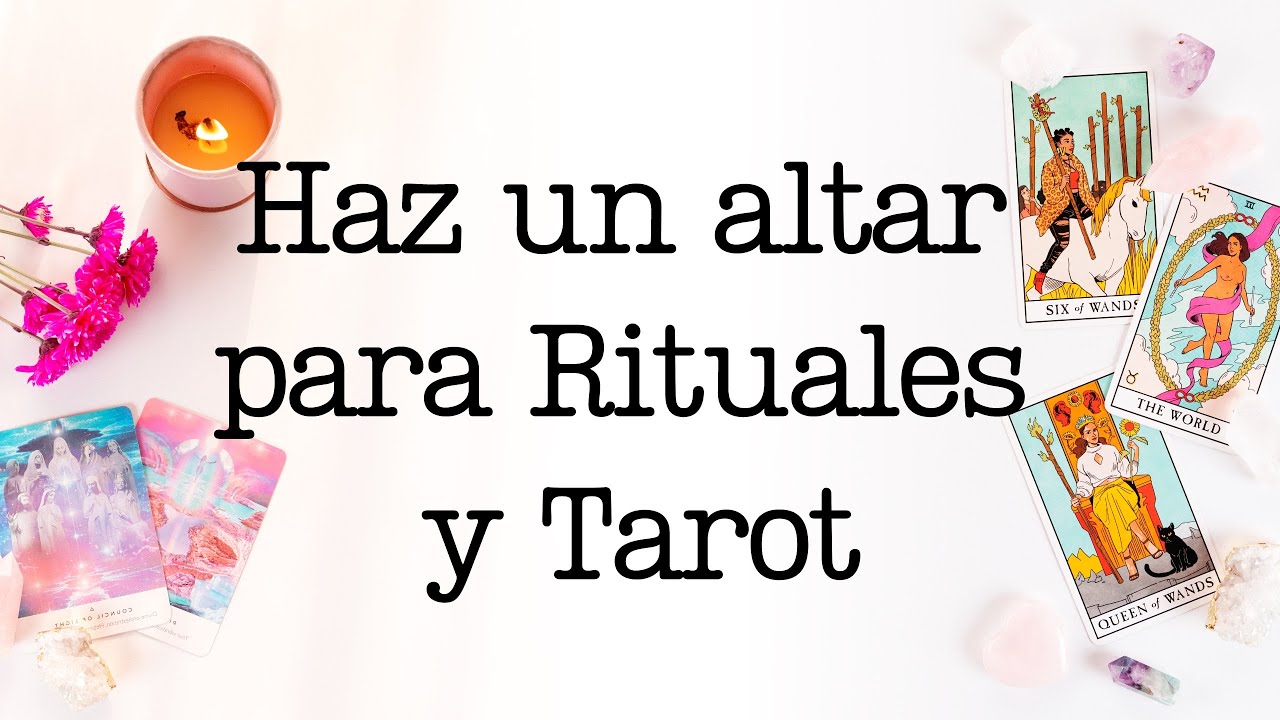 ✨HAZ TU PROPIO ALTAR✨ PARA LEER LAS CARTAS Y PONER TUS RITUALES