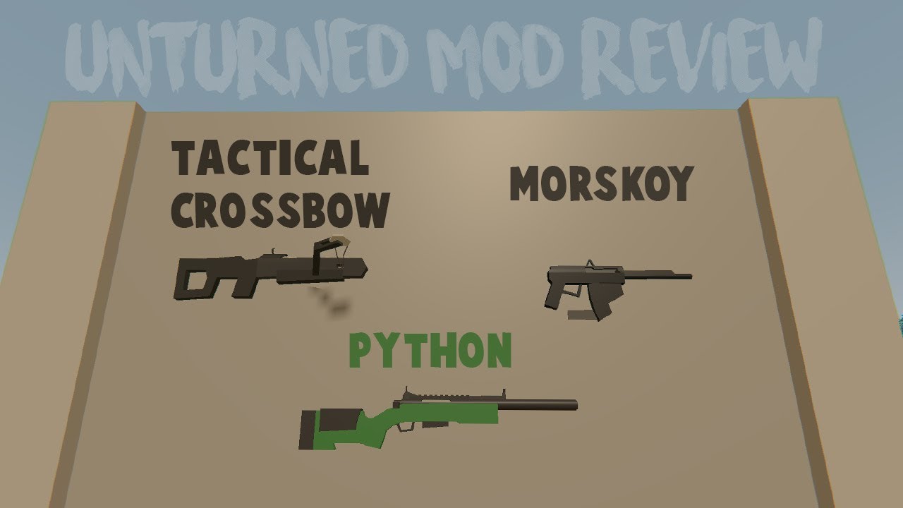 TOP 3 BEST UNTURNED GUN MODS