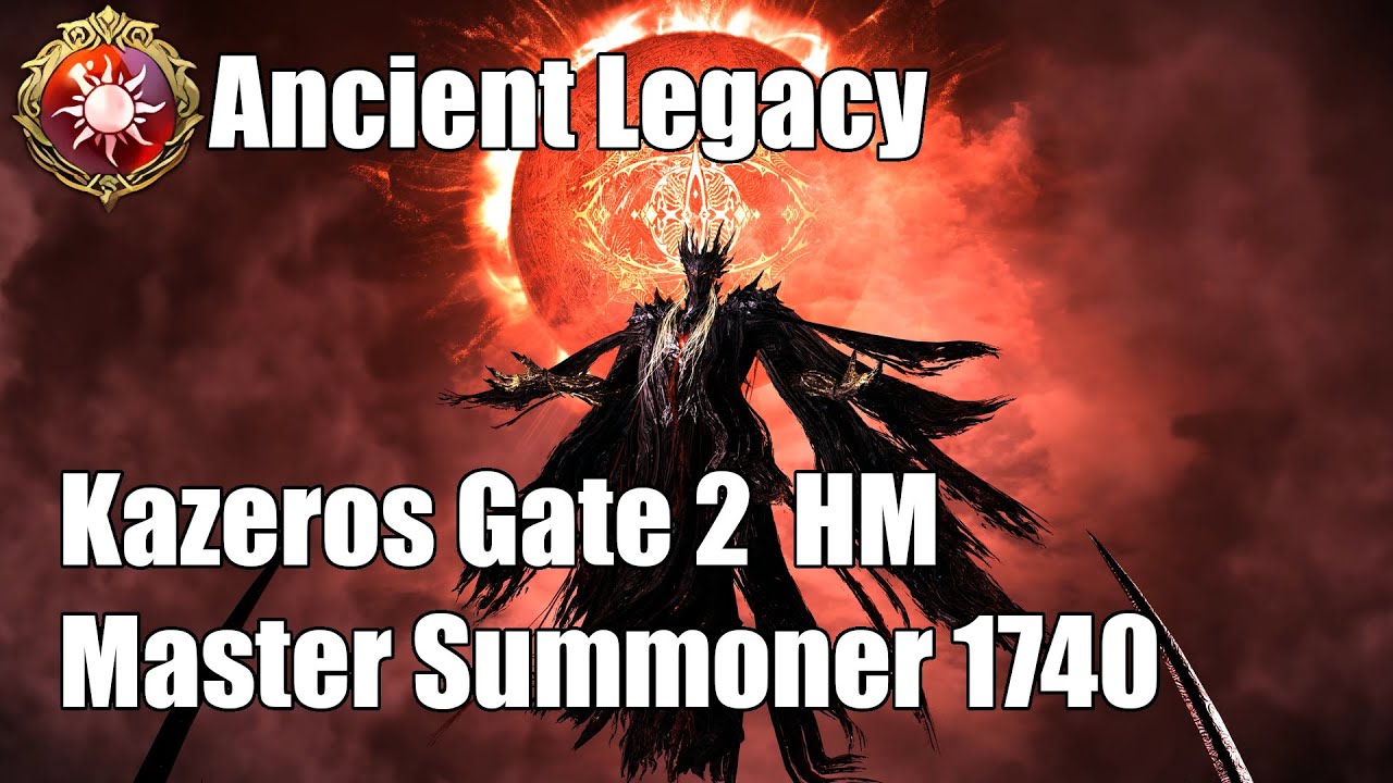 [Lost Ark] Master Summoner - Kazeros Hard Mode Gate 2-2/2-3 - 1740