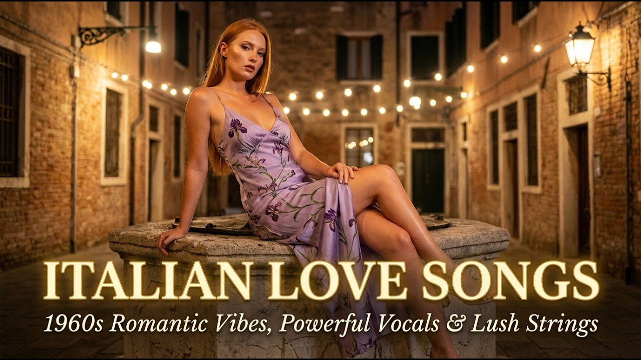 Vintage Italian Love Songs ♥ 1960s Romantic Vibes, Powerful Vocals & Lush Strings