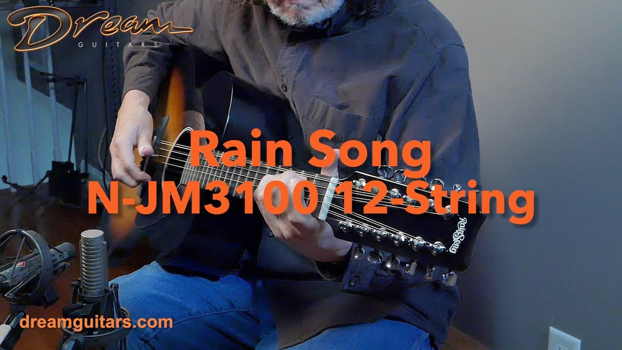 Brand New Rainsong N-JM3100 12-String, Carbon Fiber & Hybrid Spruce & Carbon Fiber