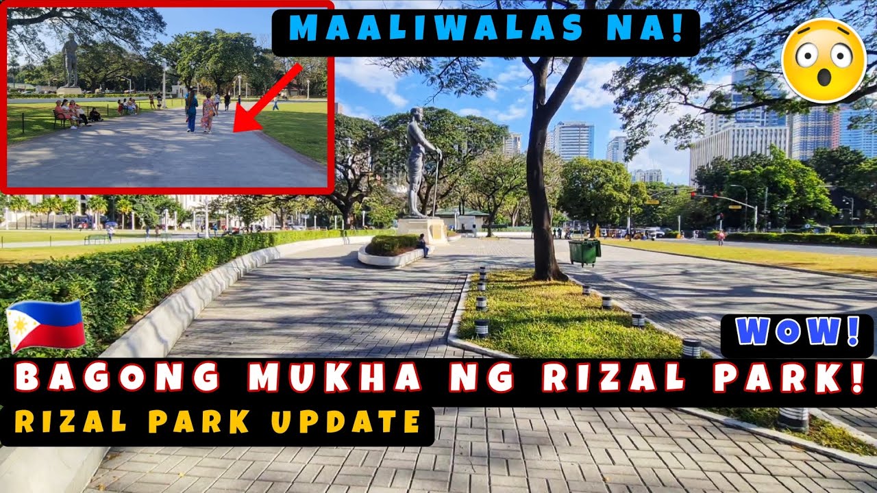 Вот насколько чистым и красивым стал парк Ризал после реконструкции! 🇵🇭