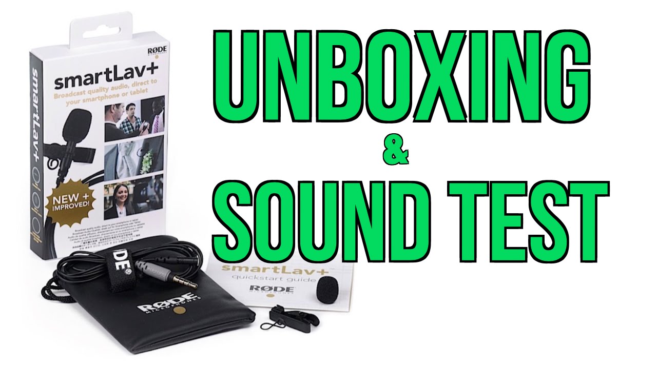 Rode SmartLav Plus Lavalier Mic For iPhone & Smart Phones - Unboxing & Sound Test