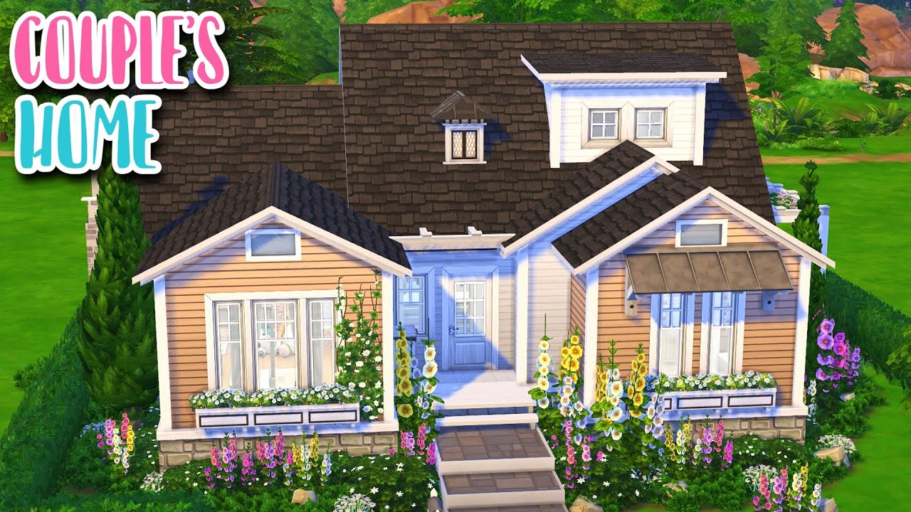 First Couple's Home 👩‍👩‍👧 | The Sims 4 - Save File - Willow Creek | Speed Build (No CC)