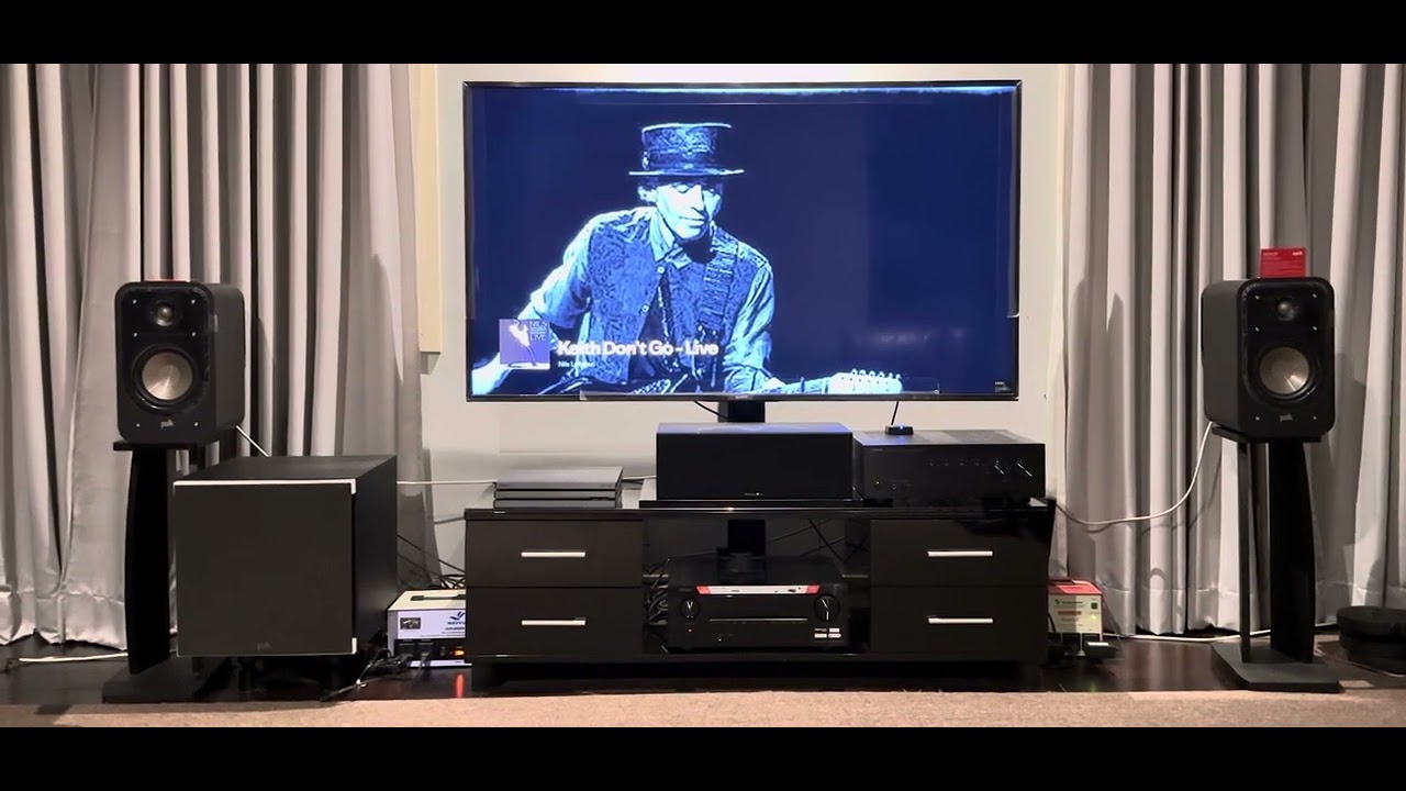 Polk Elite Signature ES20 on Yamaha A S301