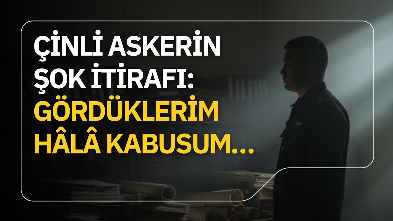 Doğu Türkistan’da görev yapan Çinli askerin şok eden itirafı!
