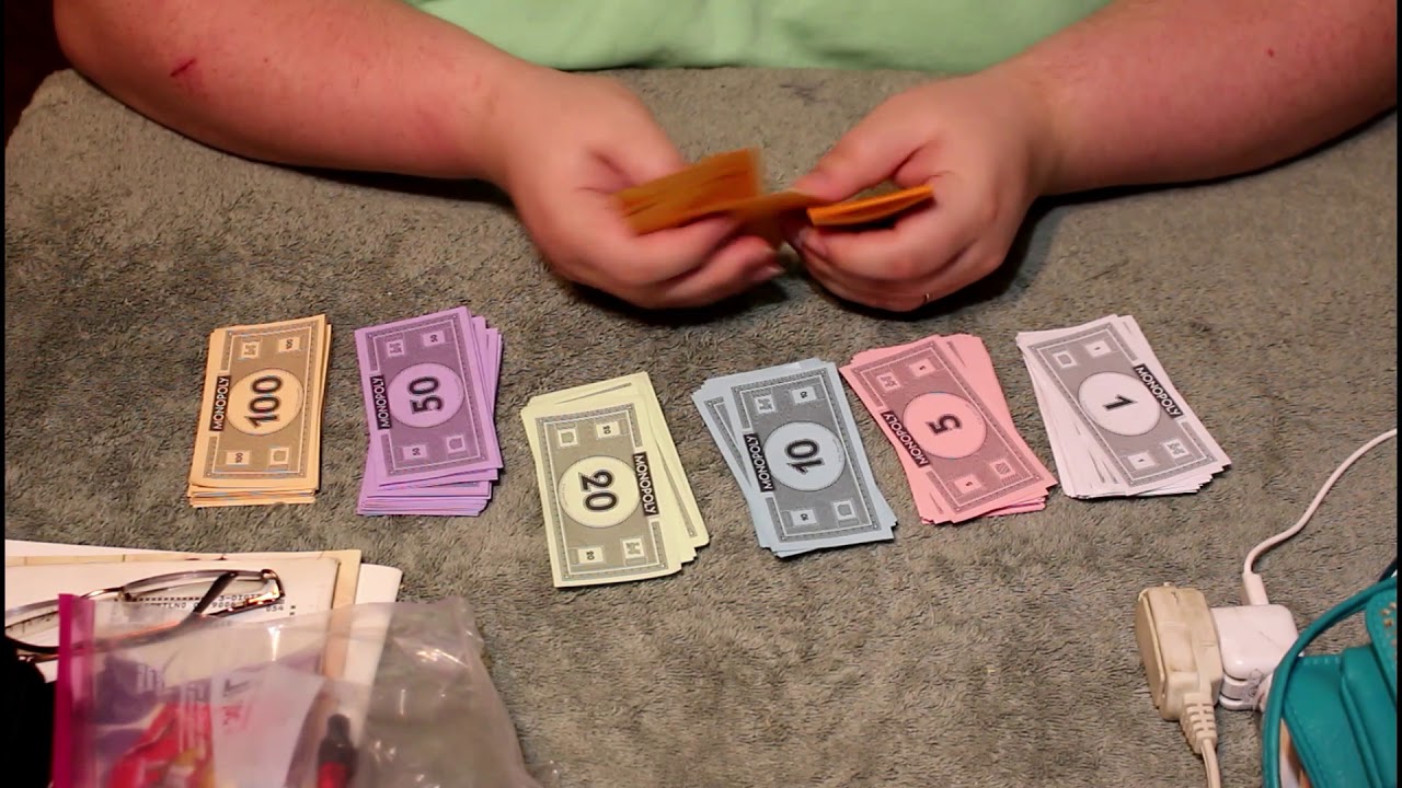 ASMR Money Counting (Mumbling, Paper Sounds)