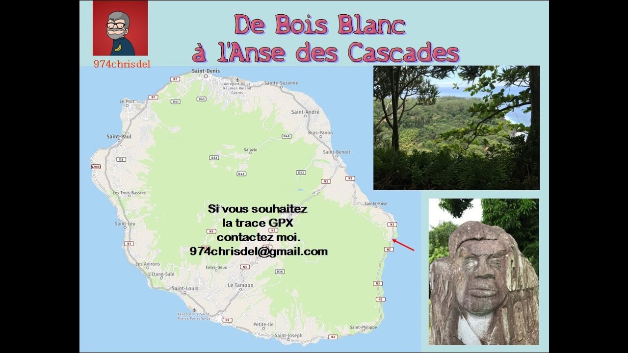 De Bois Blanc à l'Anse des Cascades Randonnée la réunion