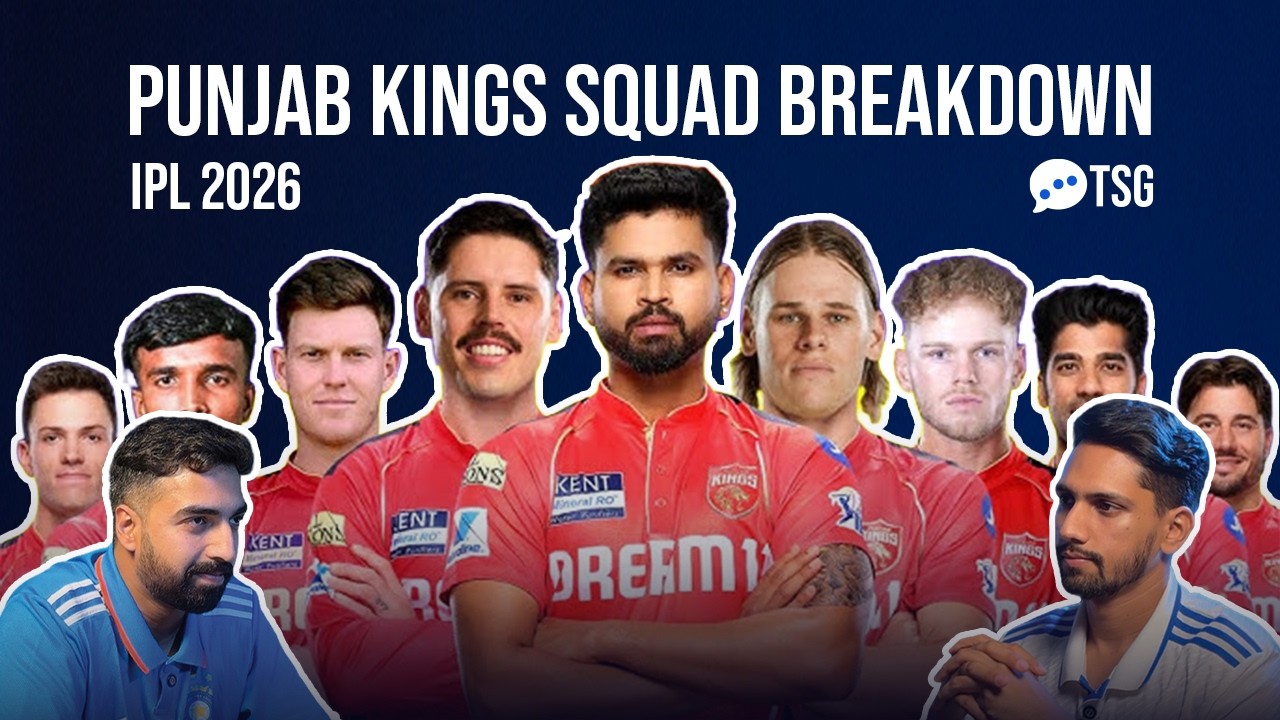 Punjab Kings 2026 - Complete Squad Breakdown IPL 2026