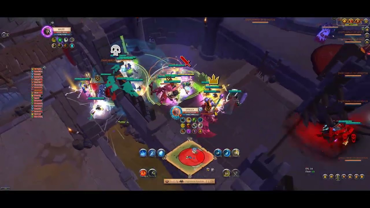 Dubai Express vs FAMILY OF HEFA | Perma frost | ZvZ PVP | Albion Online