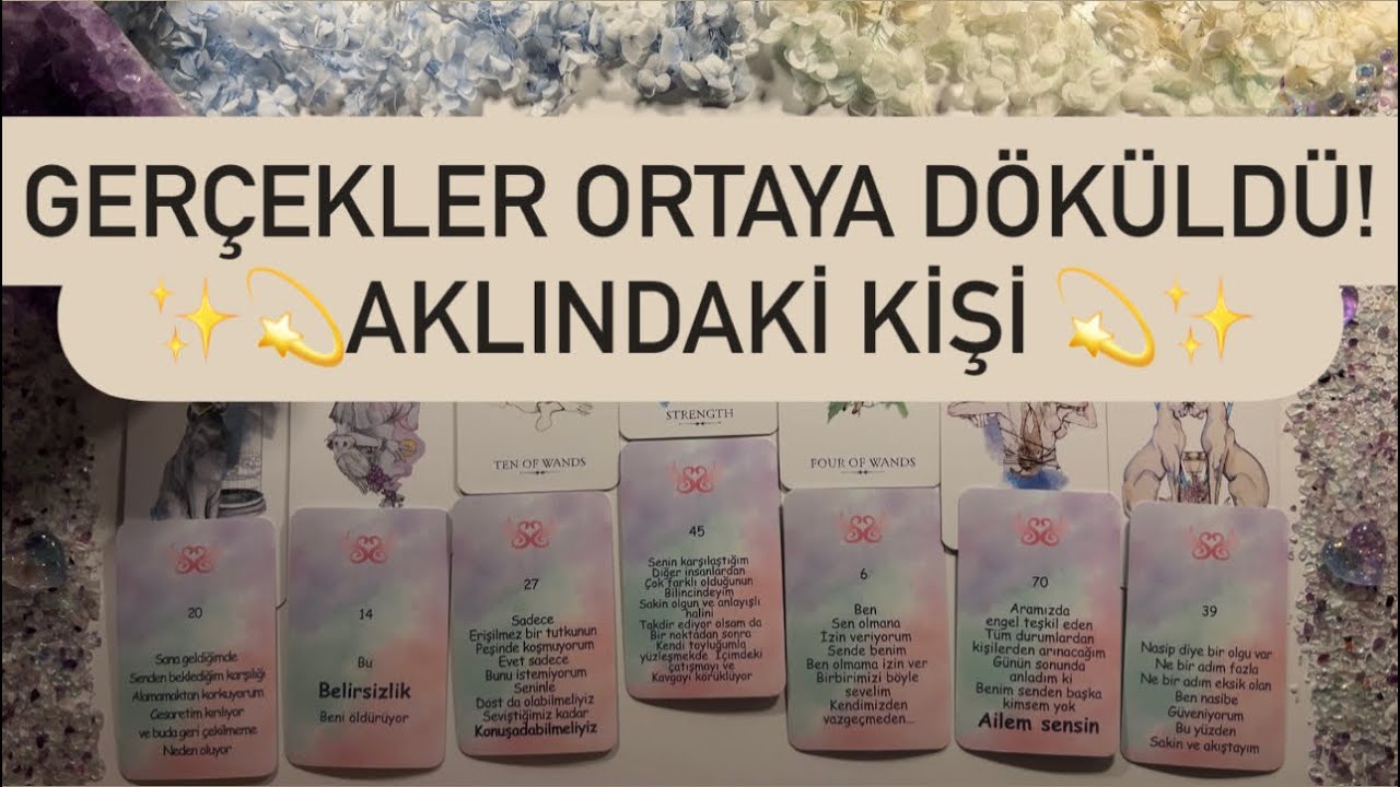 Aklındaki Kişi Seninle İlgili Ne Planlıyor? 😱 Şok Edici Tarot Mesajları Ortaya Çıktı! 🕊🔮