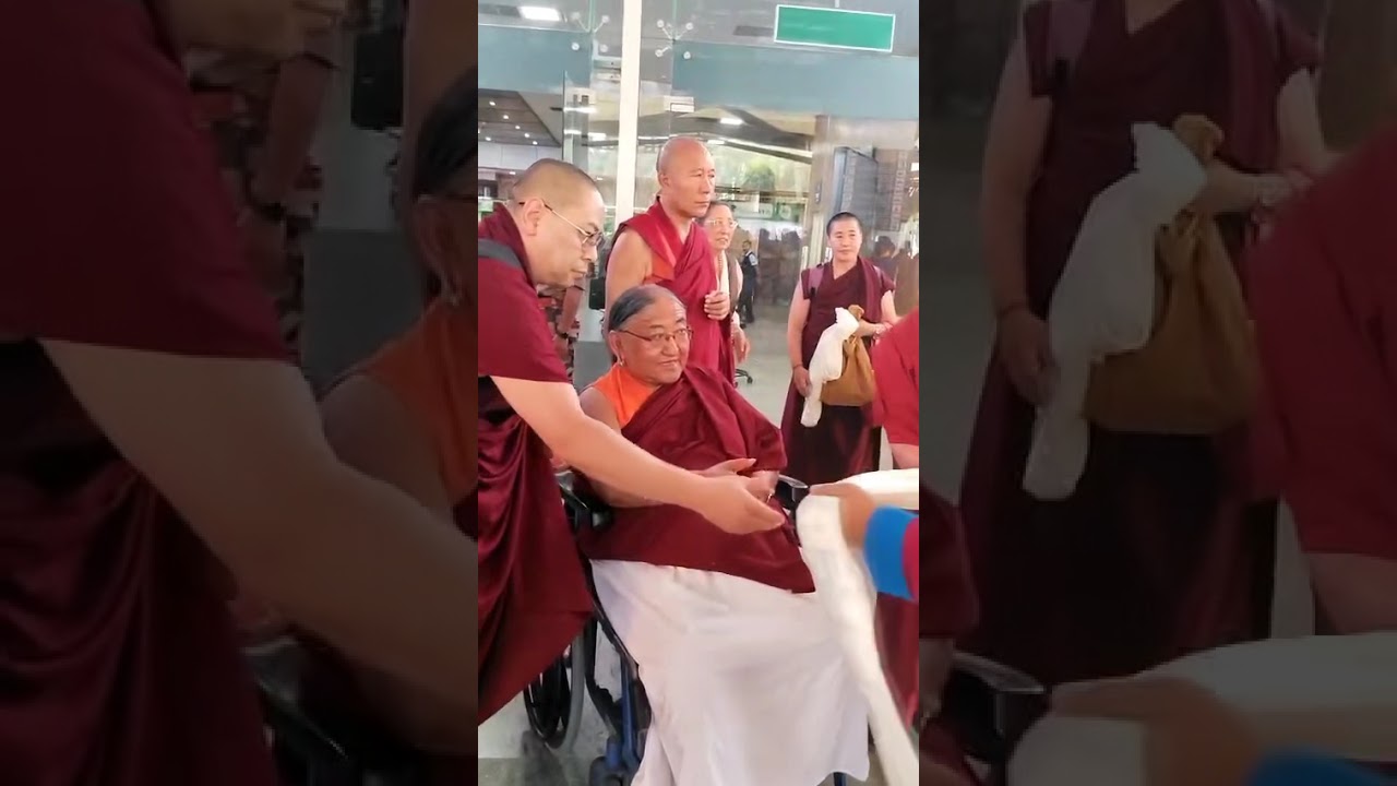 H.H Sakya Trizin Rinpoche Arrives in Guwahati today