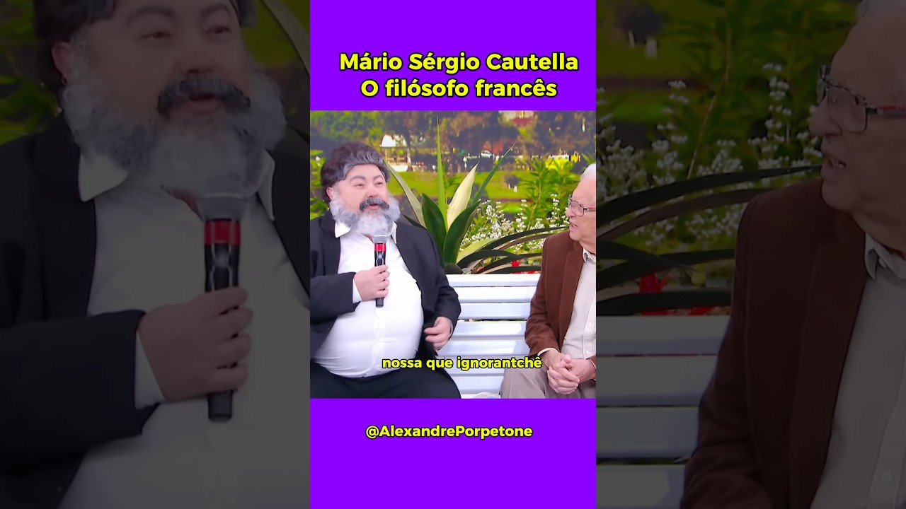 M&aacute;rio S&eacute;rgio Cautella O fil&oacute;sofo franc&ecirc;s #humor #cortella #shorts #palestra