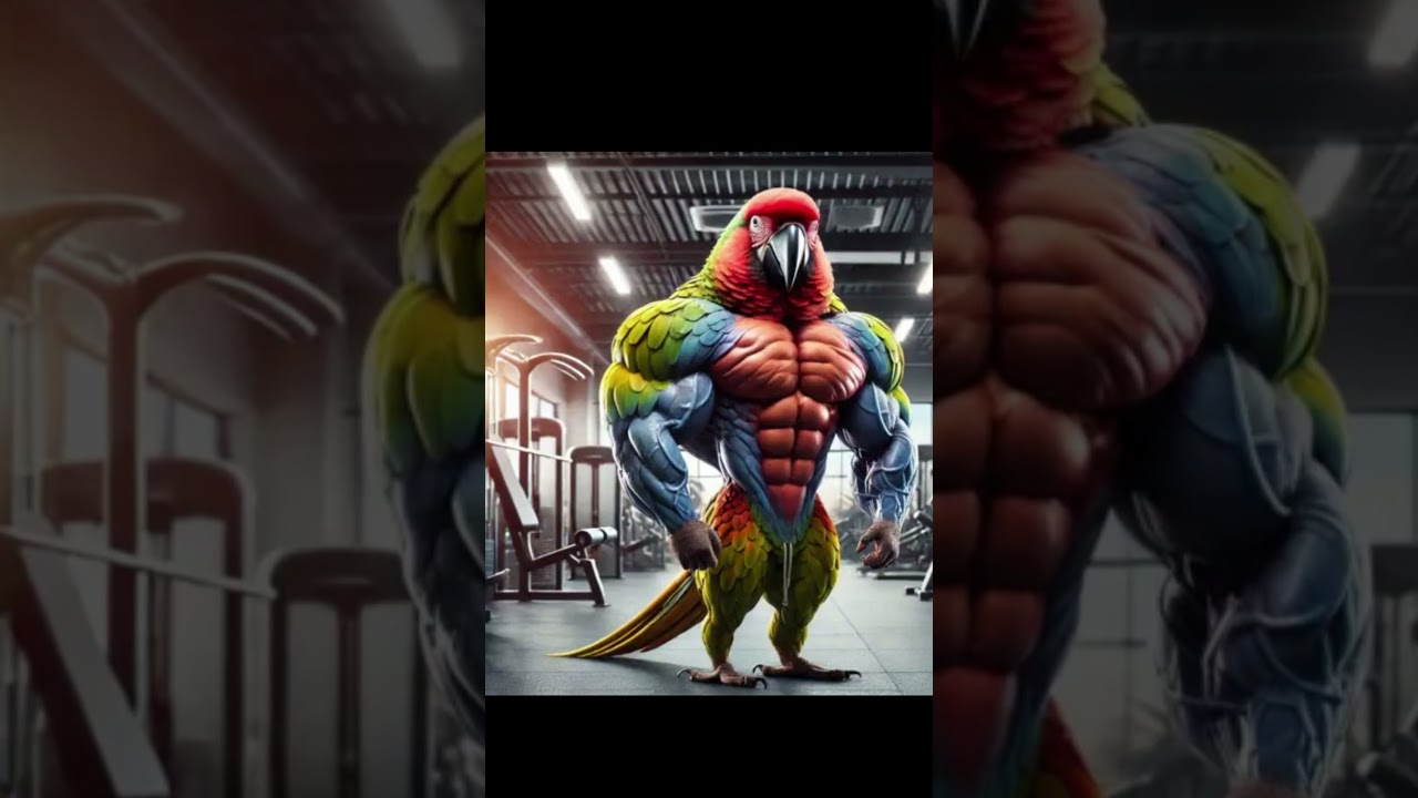 Muscular animals #horror #animals #animal #muscular #muscle #muscles#shorts #gym
