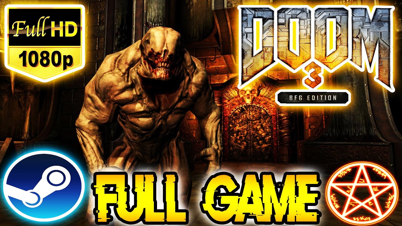 Doom 3: BFG Edition (All 3 Games) - 100% Full Walkthrough Gameplay (Nightmare, All Collectibles)