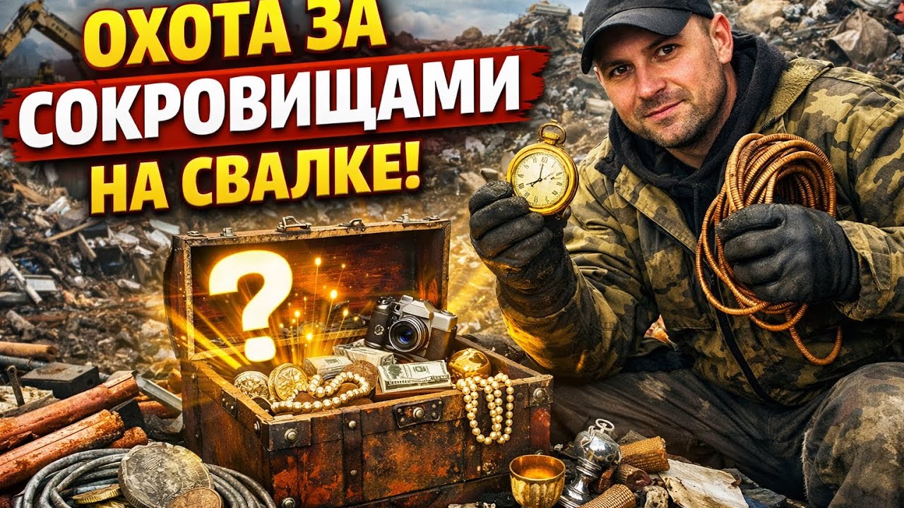    Охота за сокровищами на свалке! Что удалось найти?!