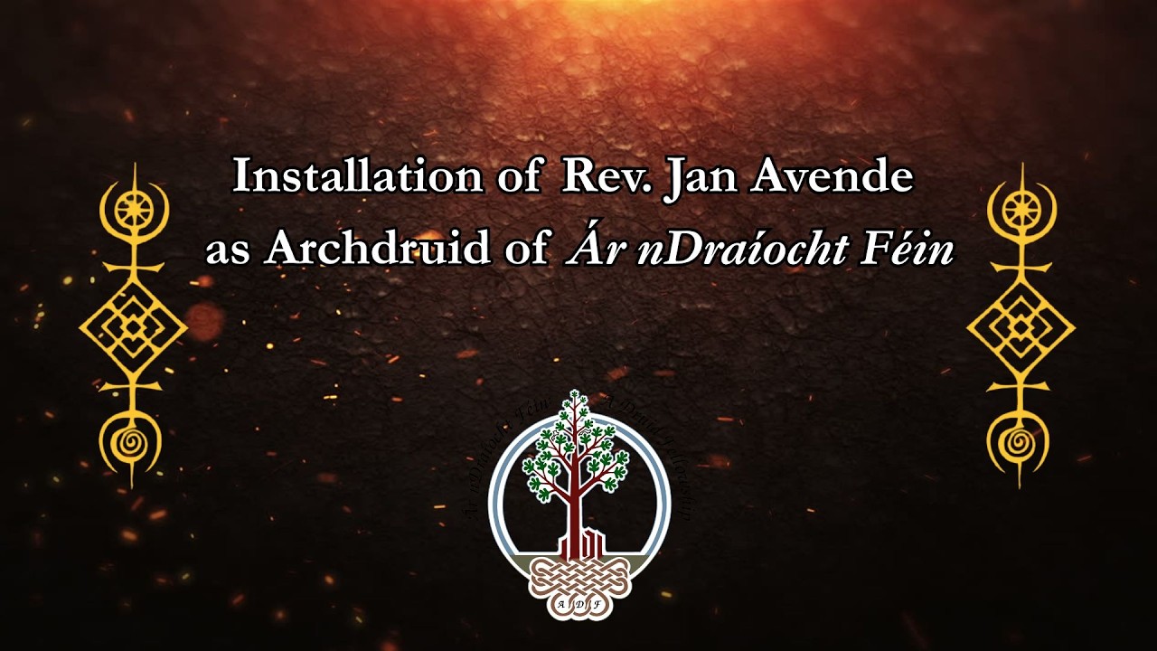 Archdruid Installation of Rev. Jan Avende at Wellspring 2025