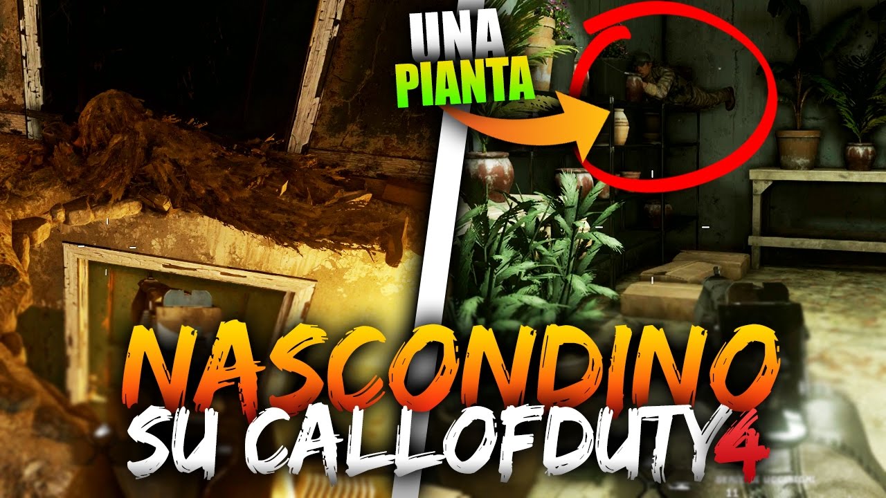 HO SCAMBIATO UN GIOCATORE PER UNA PIANTA !! - NASCONDINO SU COD4 [5a Giornata Torneo]