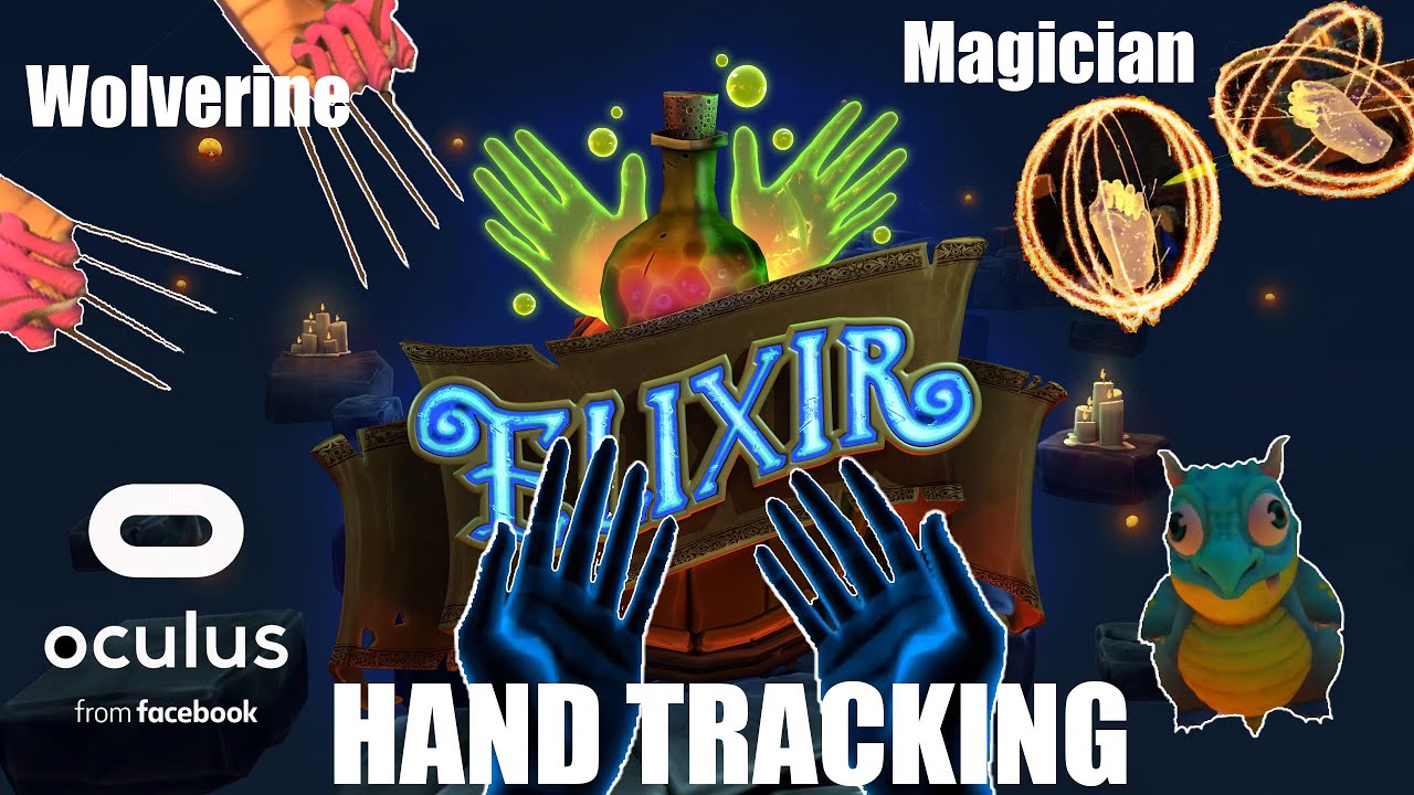 FIRST VR HAND TRACKING GAME: ELIXIR on OCULUS QUEST - VR Gameplay Trailer Review