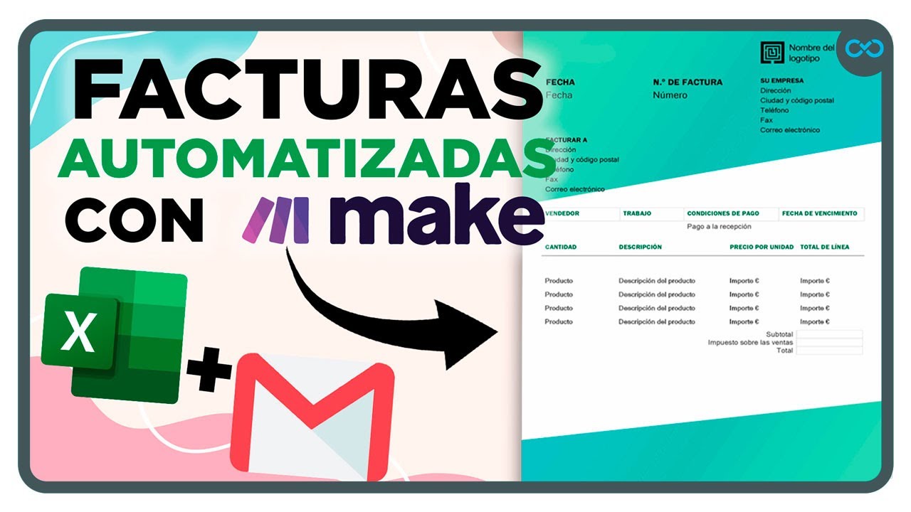 Automatiza Facturas en Excel con Make Integromat