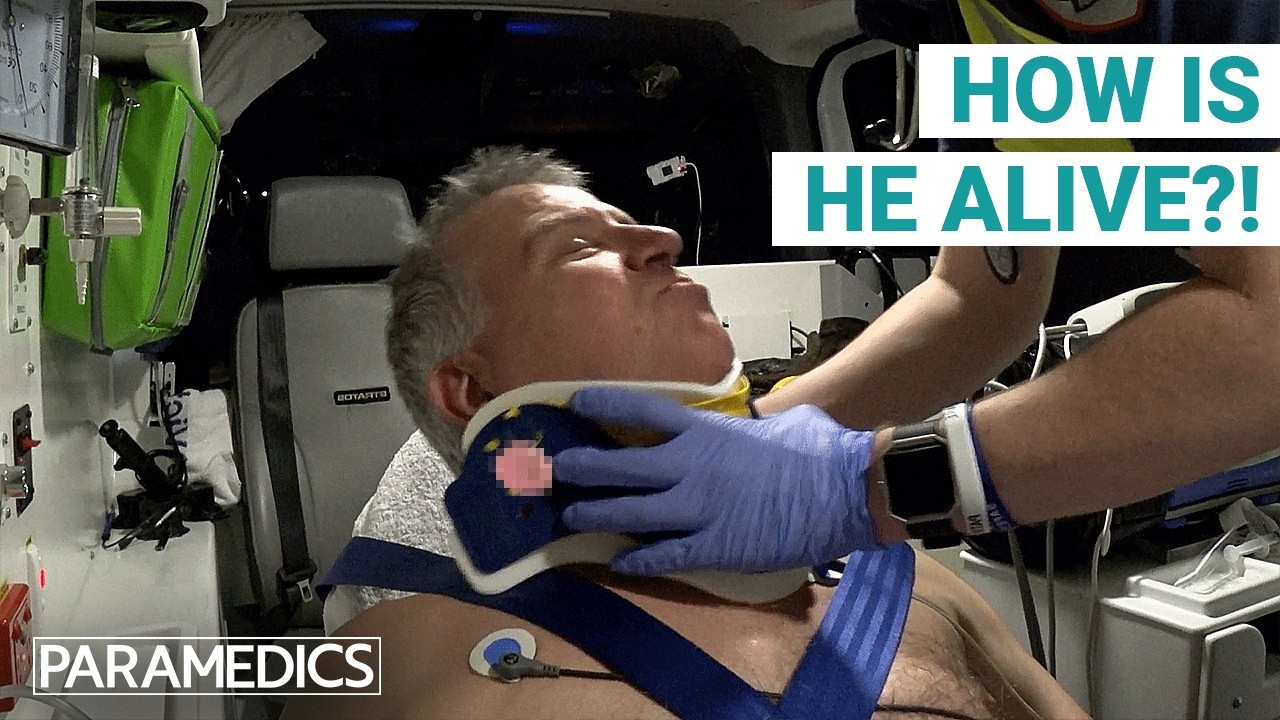 Biker in Head-On Collision: Are There Hidden Injuries? | Paramedics