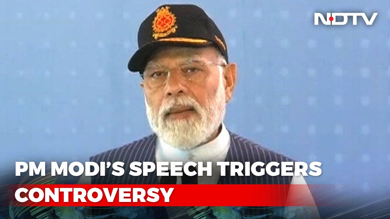 PM Modi's Speech At INS Vikrant Event Triggers Controversy