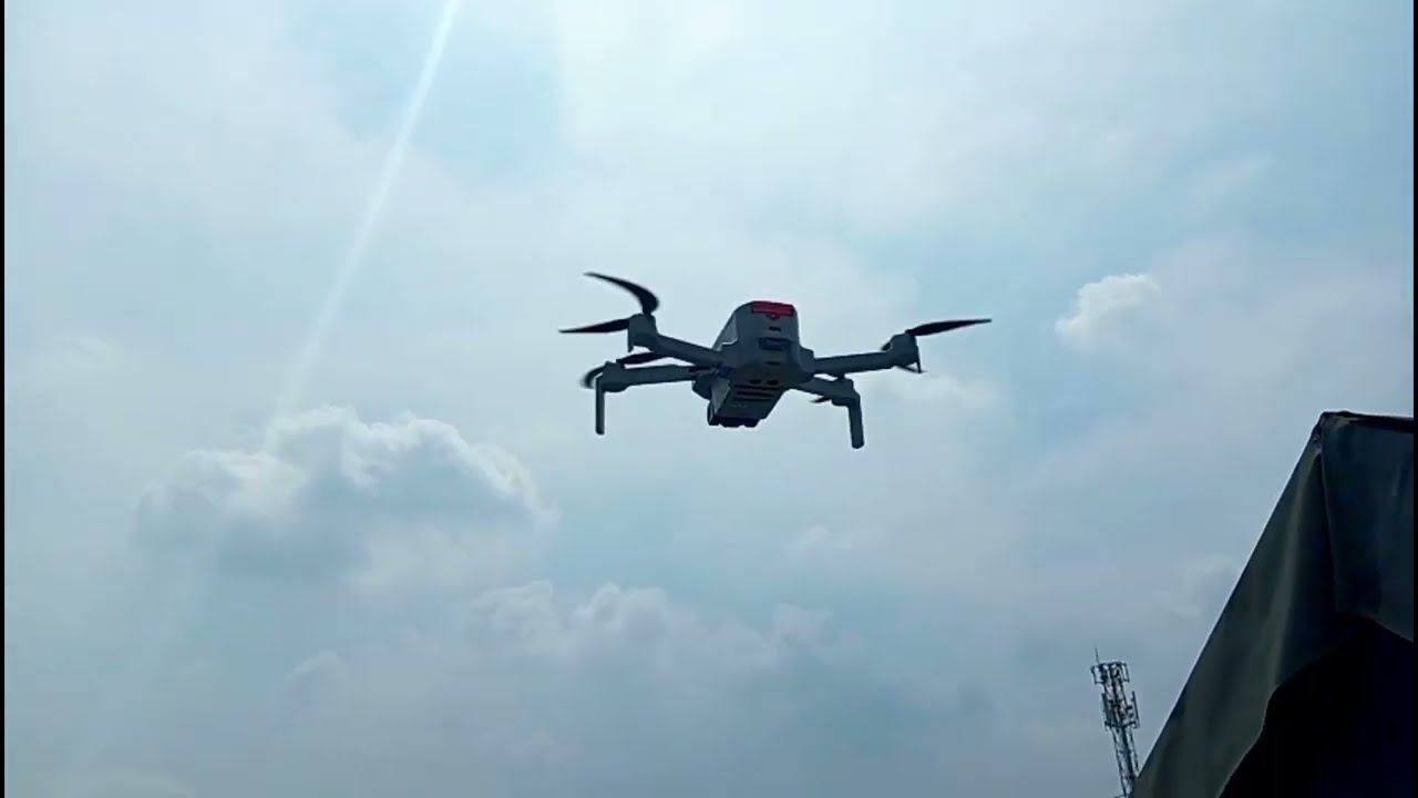 Drone Potensic Atom SE 4k -Test Jarak Dipadat penduduk Banyak Tower BTS #drone #potensicatom #test