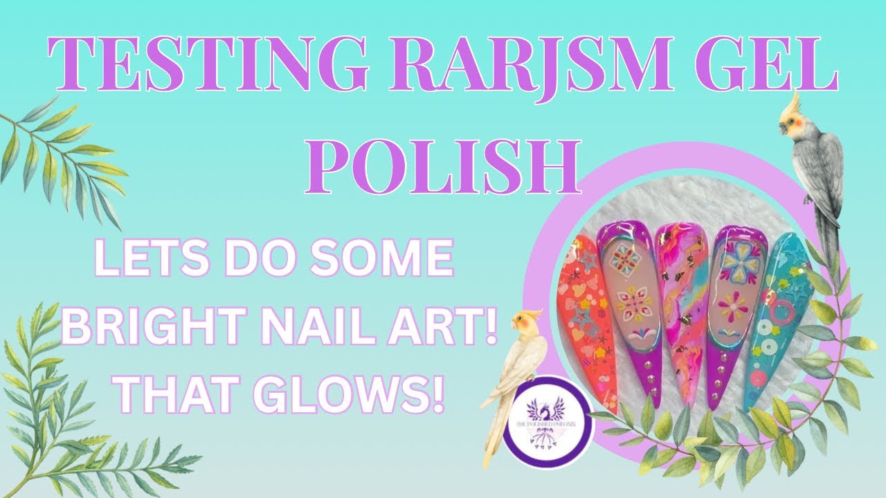 NAIL ART WITH RARJSM - Summer BOHO Vibes - Bright Nail Design 