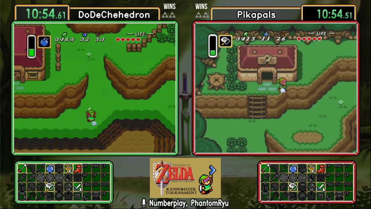 DoDeChehedron vs Pikapals. Match 1. ALTTP Randomizer Tournament 2017