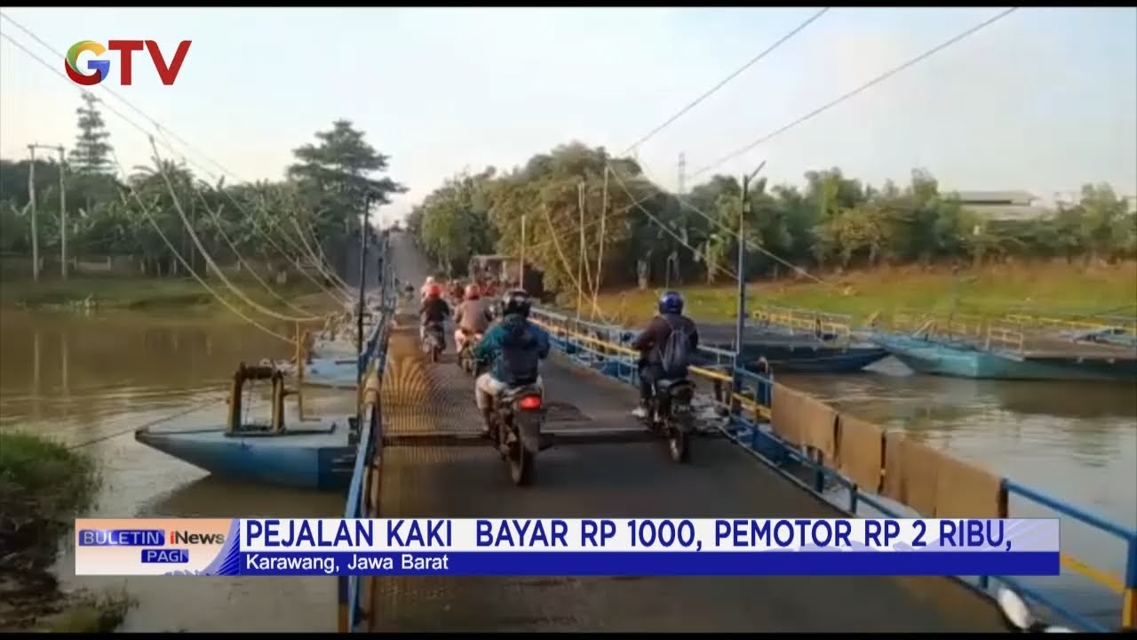 Jembatan Perahu H. Endang di Karawang Raup Cuan Hingga Rp20 Juta Per Hari #BuletiniNewsPagi 30/12