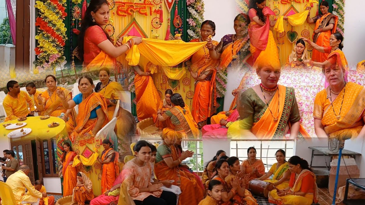 Haldi hath l pahadi wedding vlog part 1 ll Rukma devi vlog #pahadiwedding #haldihath