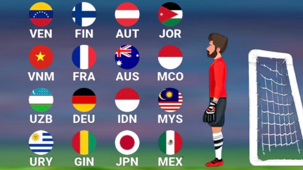 Choose a Country to Save the Goal 🌏🏆|| Marble Soccer Club 2026 🏆