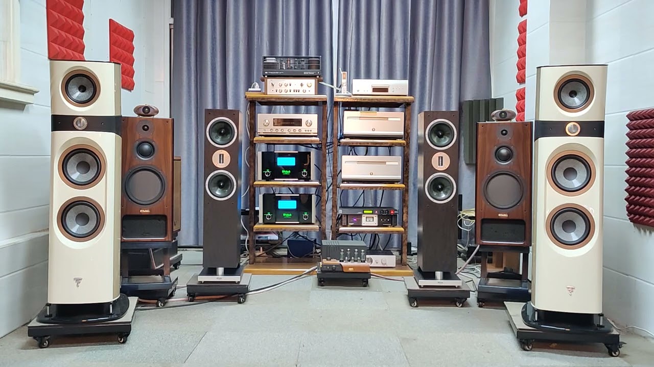 Carolin No  on Focal Sopra N&deg;3, Luxman C7F Pre amp , Mcintosh MC501 Monoblock Sound Test!