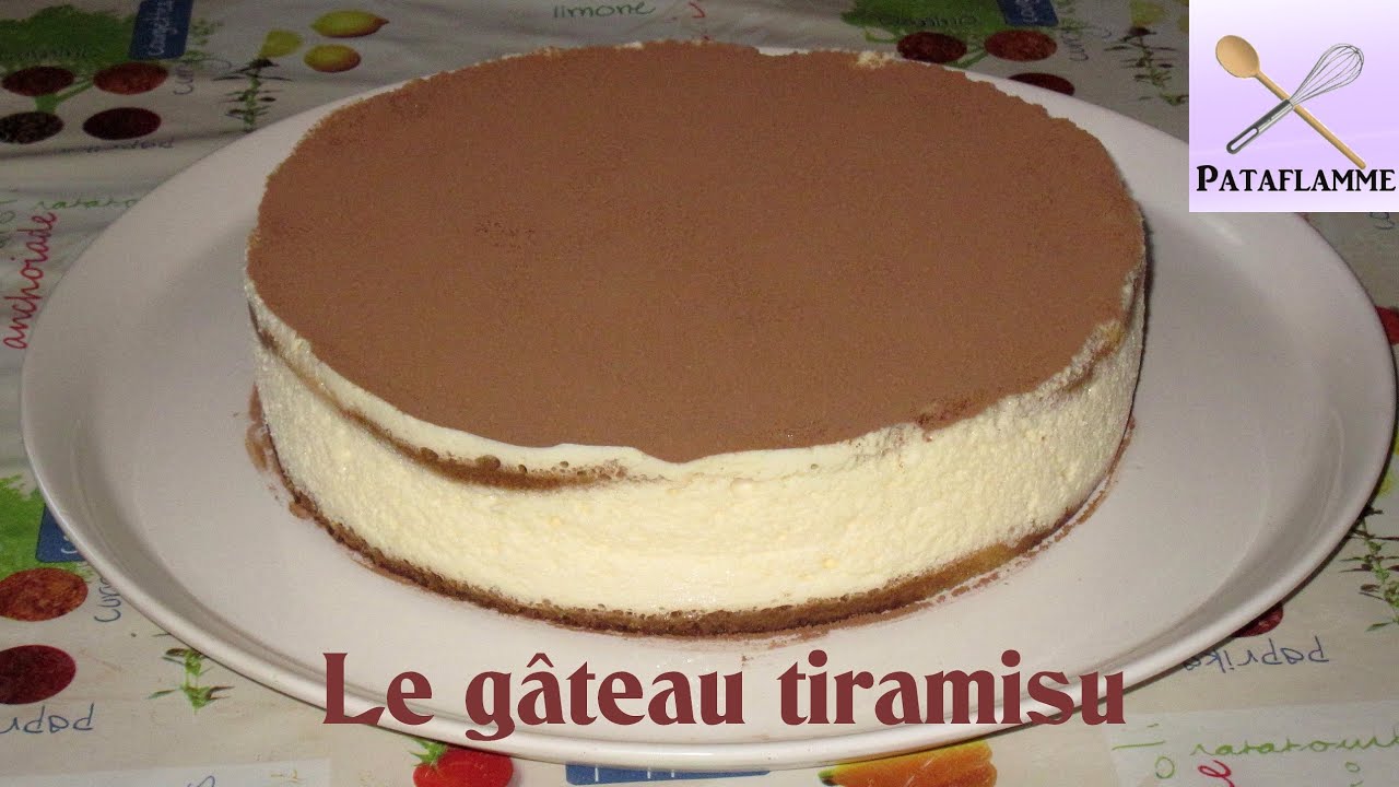 Gâteau tiramisu façon bavarois - Tiramisu cake - Recette facile