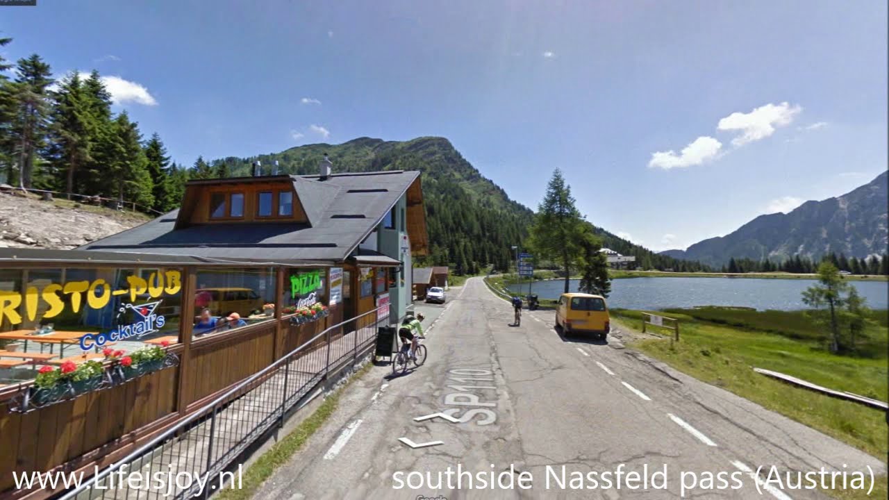 Passo di Pramollo from Nassfeld Austria to Pontebba Italy