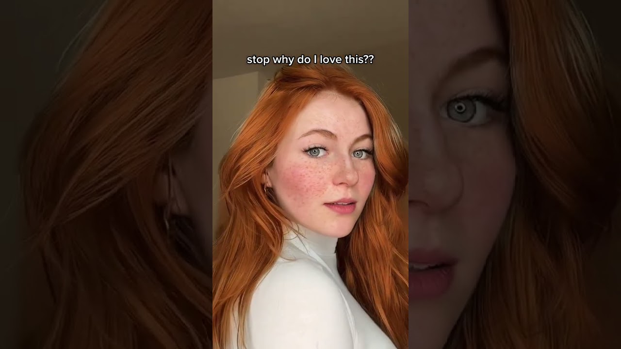 Blonde or red??😱 Ig: theshanaofficial #redhair #blonde #freckles #filter