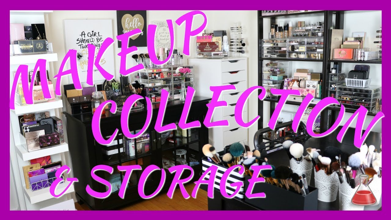Makeup Storage & Organization | Beauty Room Tour | Makeup Collection 2018