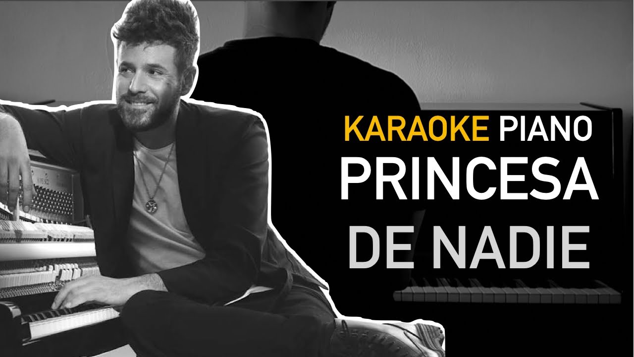 Princesa De Nadie - Pablo López I Piano Karaoke + Partitura 🎶