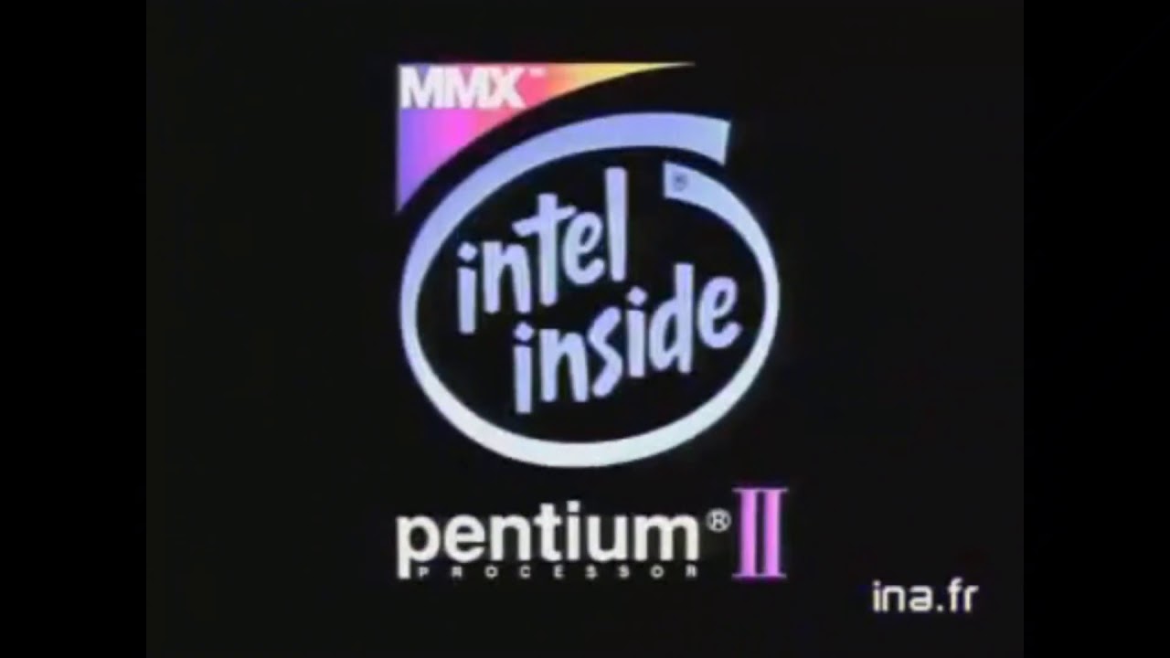 All Intel Inside Pentium II MMX Technology Logos (1998)