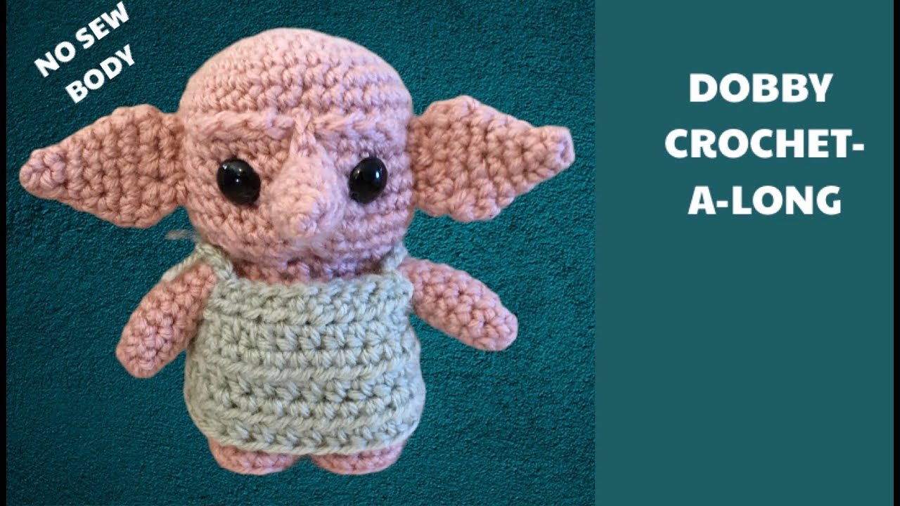 DOBBY inspired harry potter crochet doll character