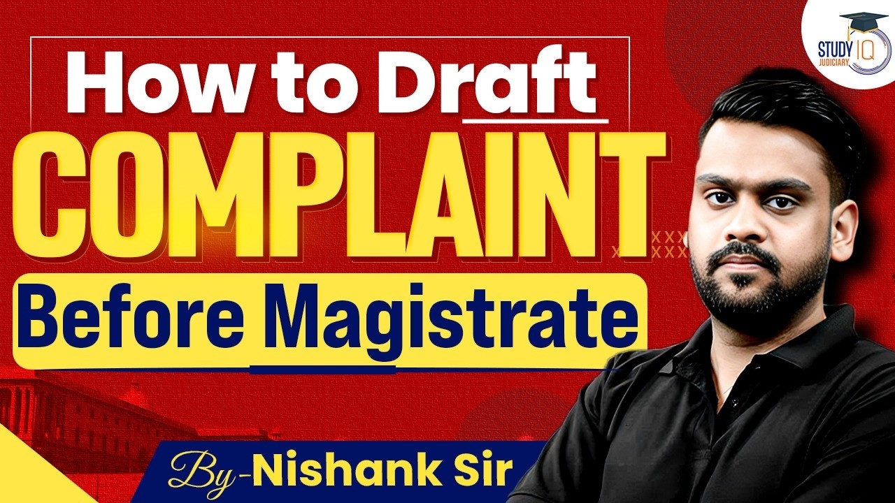 How to Draft a Complaint Before Magistrate ⚖️ | Step-by-Step Guide