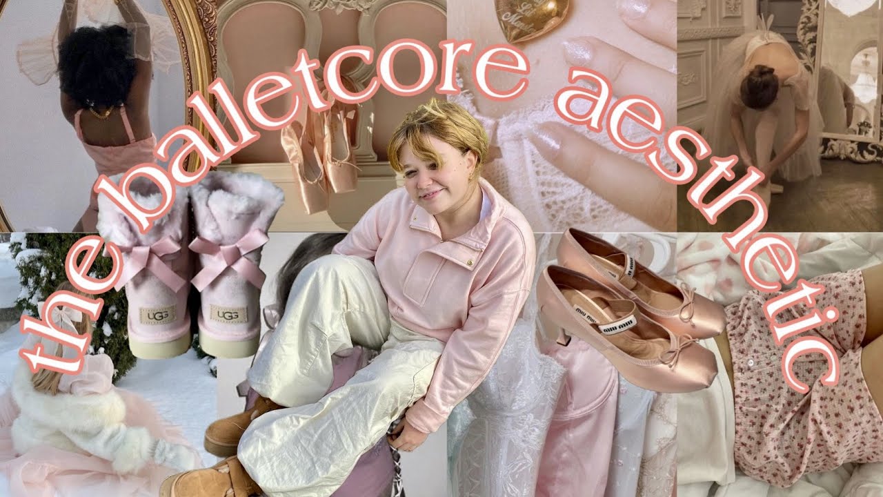 trying the balletcore aesthetic ♡